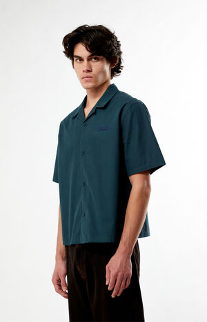Farms Green Woven Camp Shirt image number 3