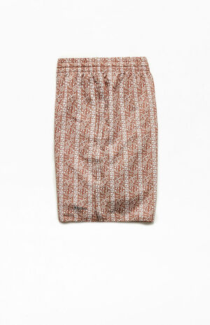 Recycled Paisley Stripe 17" Swim Trunks image number 3