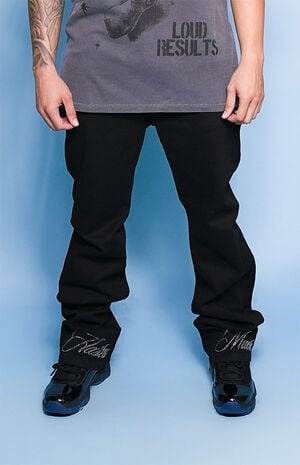 Spider Flare Rhinestone Jeans image number 2