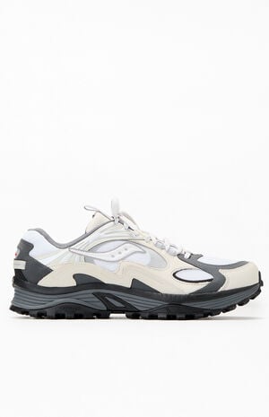 White Grid Aura X Shoes