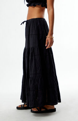 Midi Pull On Skirt image number 3