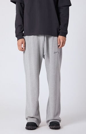 Waffle Knit Extreme Baggy Sweatpants image number 2