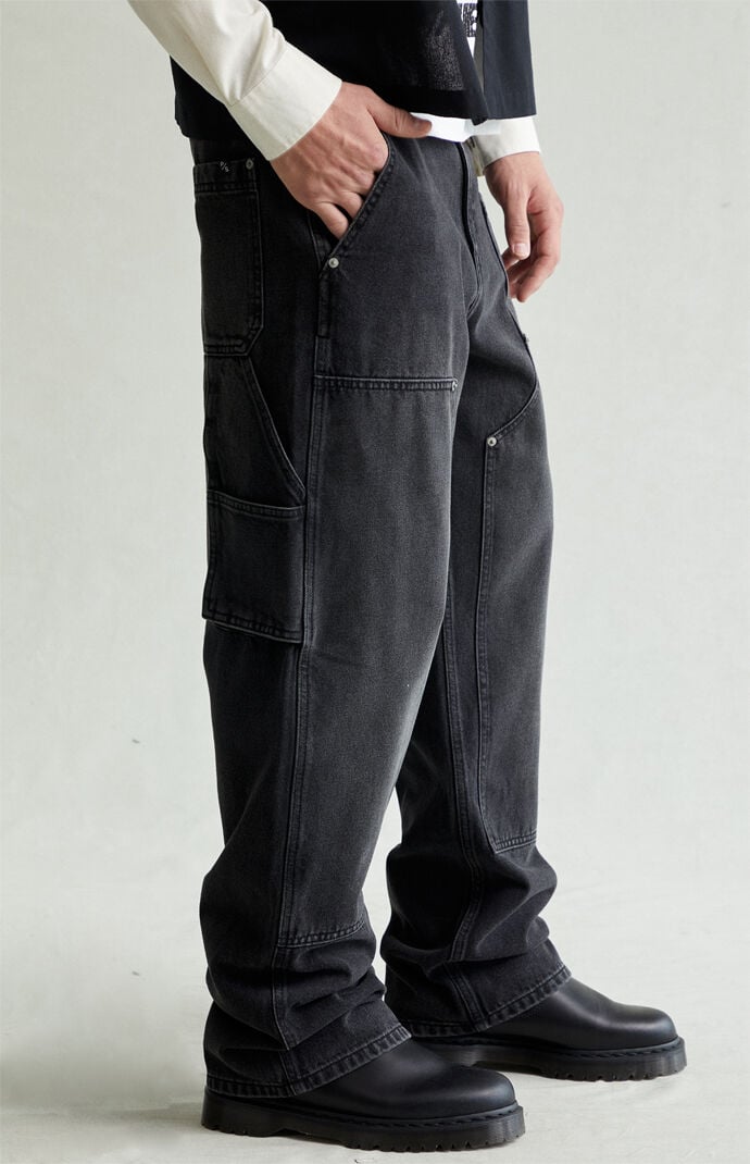 Pacsun Dylan Baggy Jeans Carpenter Black Wash | PacSun