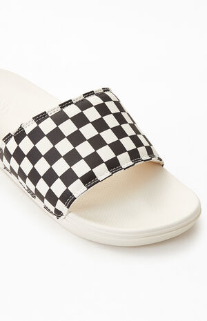 Checkered La Costa Slide Sandals image number 6