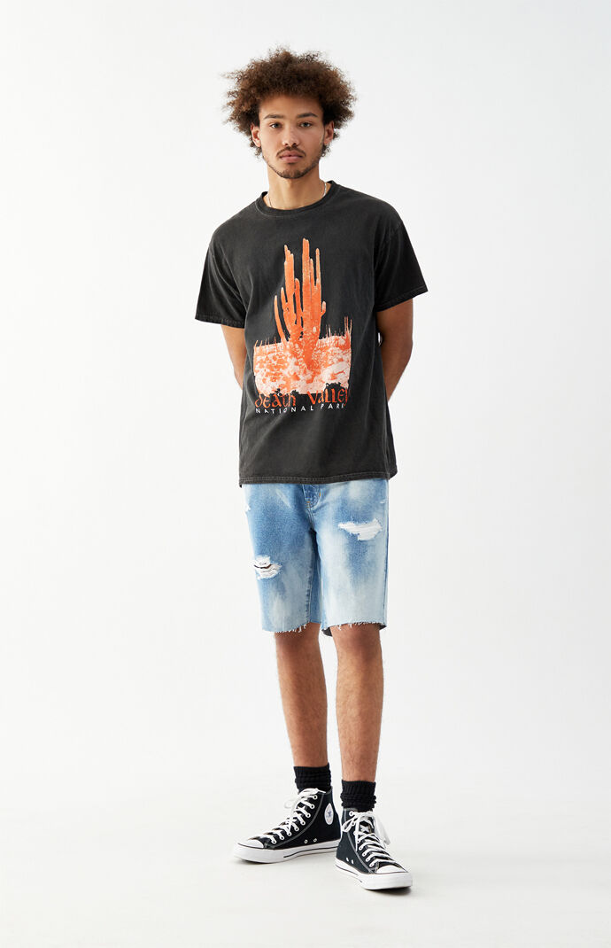 Leo Cloud Wash Denim Shorts