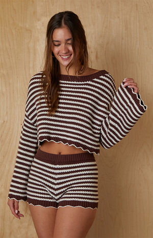 Jordyn Crochet Cropped Sweater image number 6