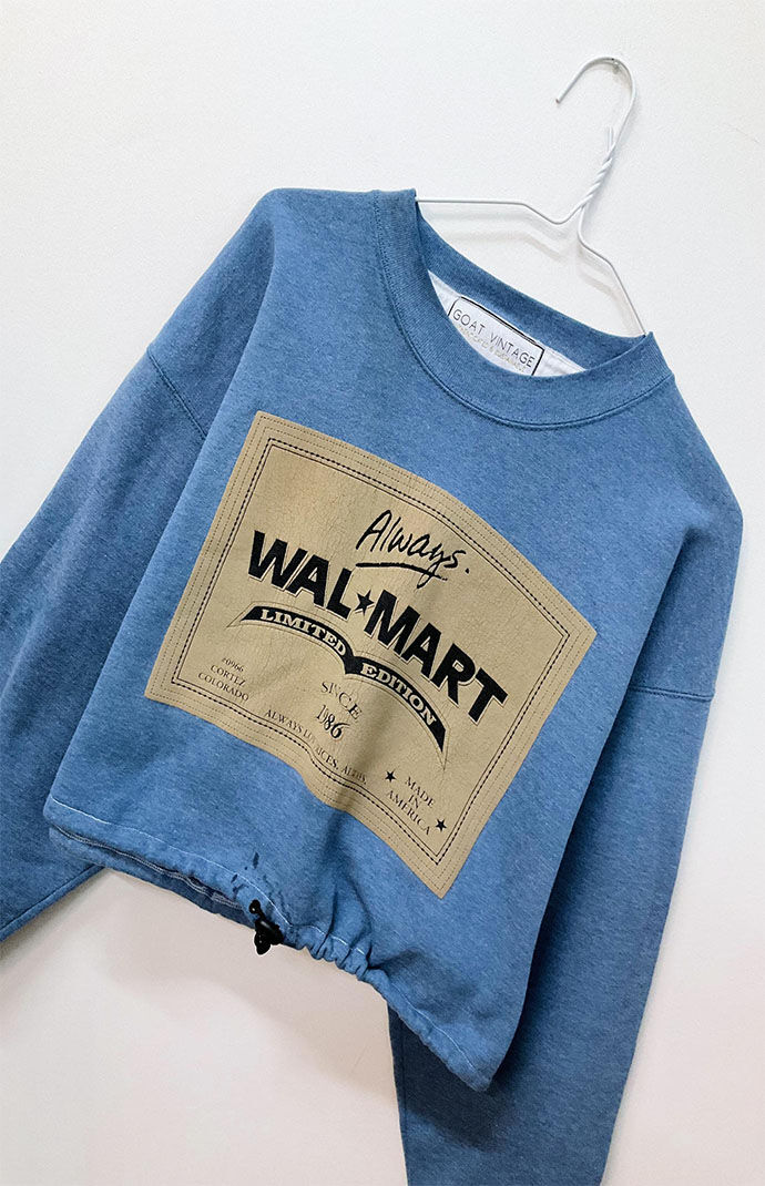 Walmart Cropped Sweatshirt
