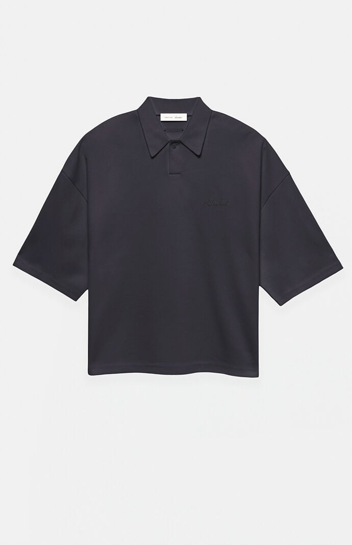 Fear of God Vintage Black Signature â90s Cropped Polo Shirt