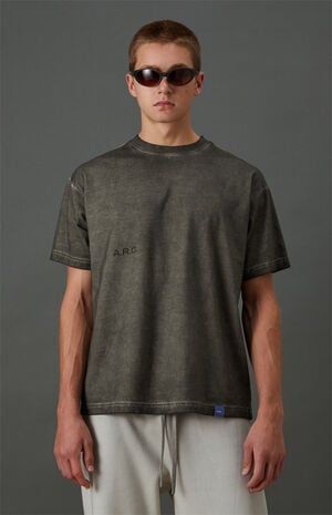 Active Gray Vintage Wash Heavyweight T-Shirt image number 2