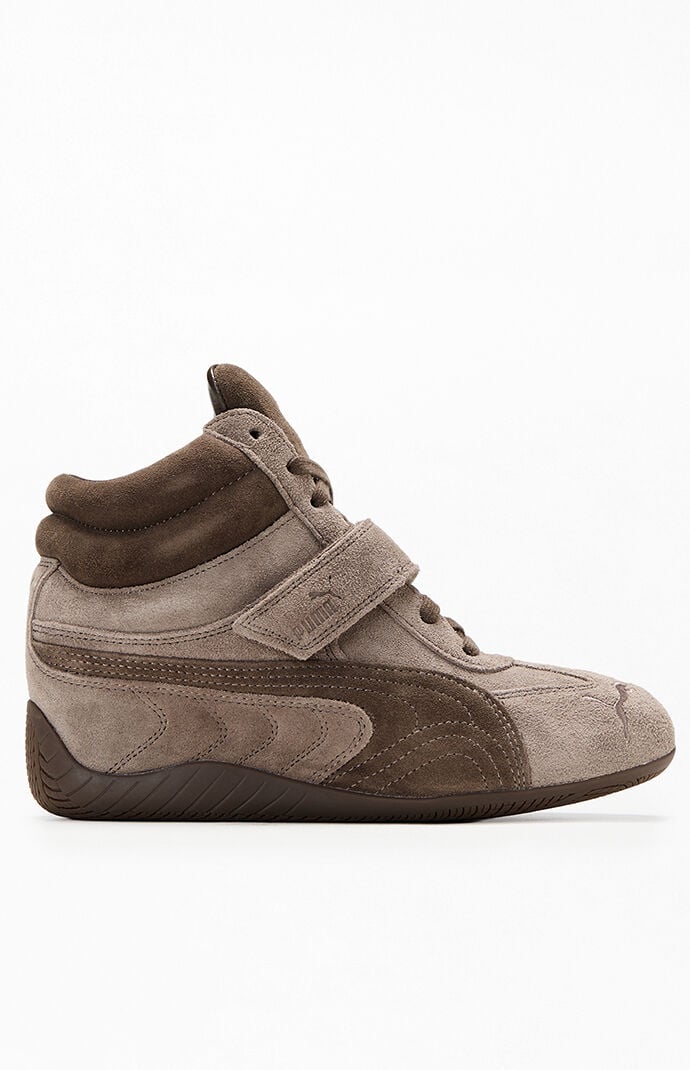 Puma Women's Brown Speedcat Wedge Sneakers
