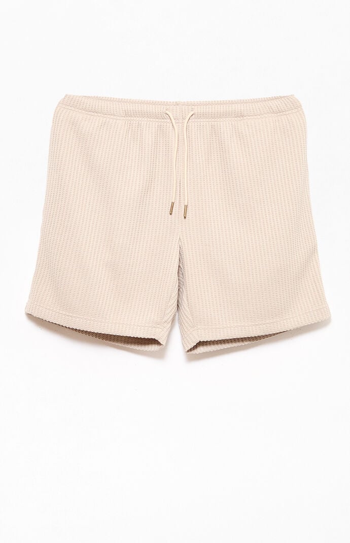 Pacsun Heather Gray Waffle Knit Shorts