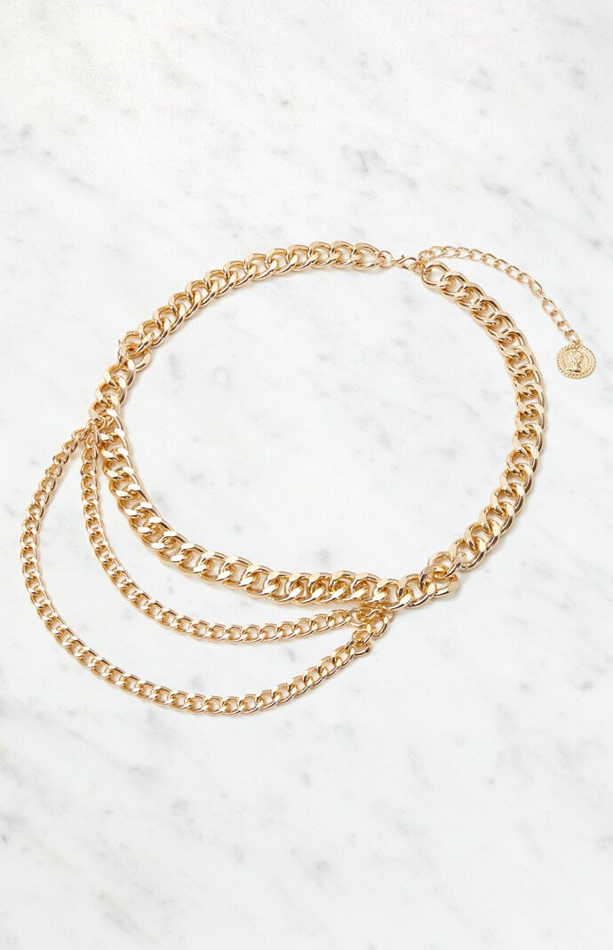 Gold Chain Link Belt