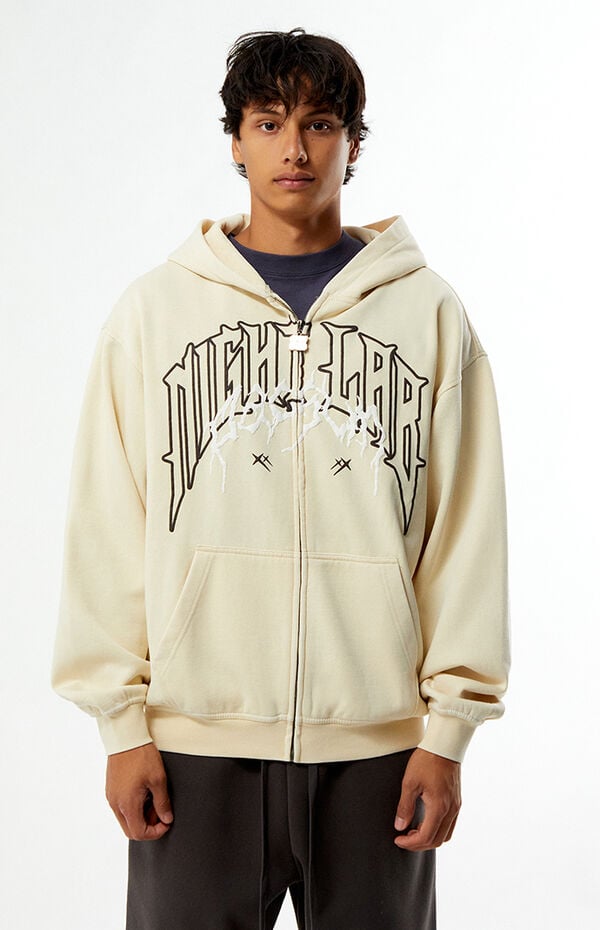 Nightlab Cream London Full Zip Hoodie