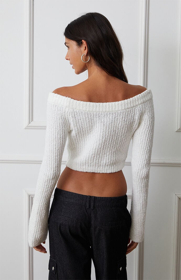 Beverly Beck Trinity Off The Shoulder Sweater PacSun