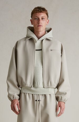 Timber Bonded Canvas Zip Up Jacket image number 2