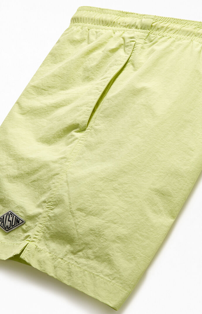 Solid Color 17" Swim Trunks