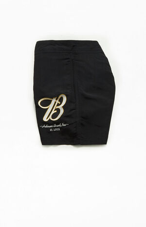 By PacSun Black 5" Boardshorts image number 3