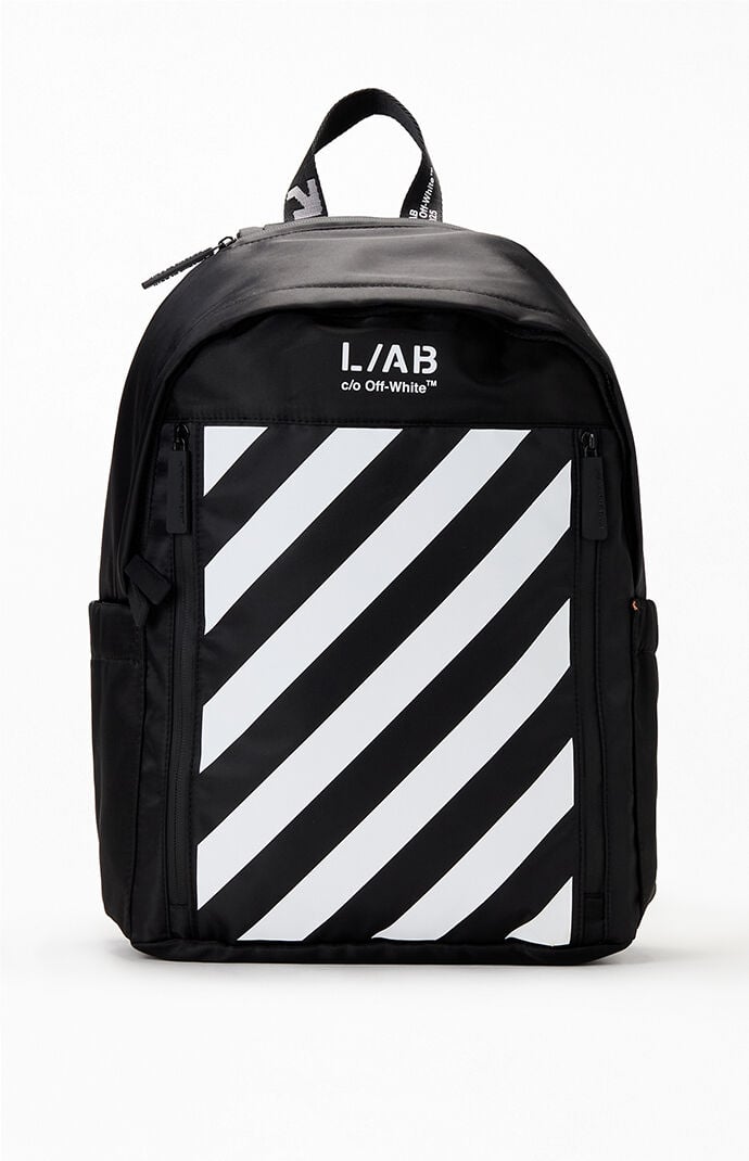 L/AB c/o Off-White Diagonal Tab Backpack