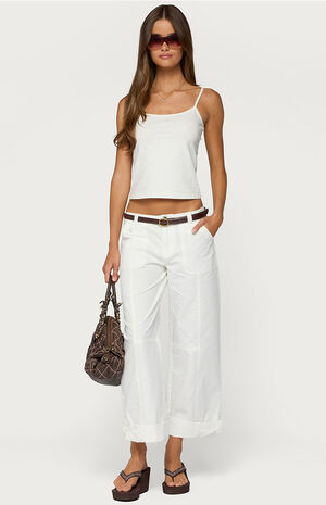 Odettia Sheer Cotton Pants image number 4