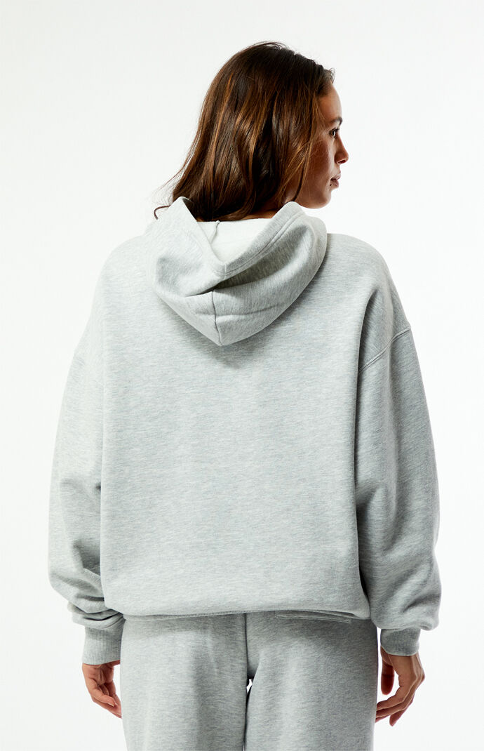 LA Hearts Heather Grey LA Hoodie | Pacsun