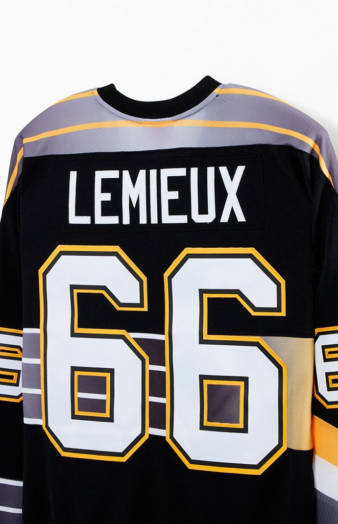Mitchell Ness Blue Line Mario Lemieux Pittsburgh Penguins 1996