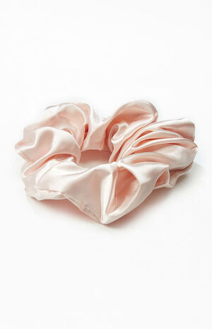Ivory Satin Scrunchie image number 2