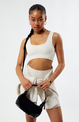 Active Seamless Ribbed Sports Bra image number 1