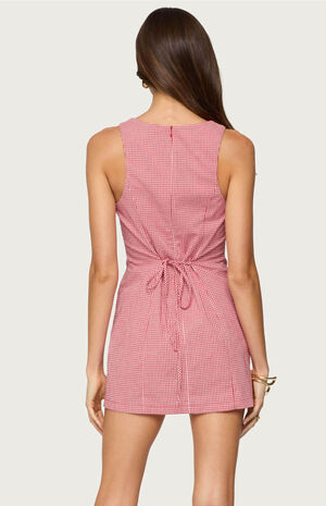 Macee Gingham Romper image number 3