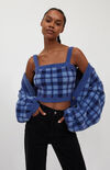 Fuzzy Square Neck Tank Top Fuzzy Square Neck Tank Top image number null