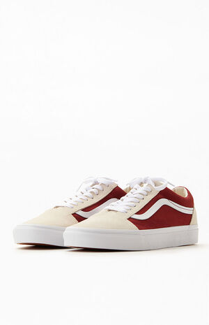 Old Skool Red Two-Tone Shoes image number 2