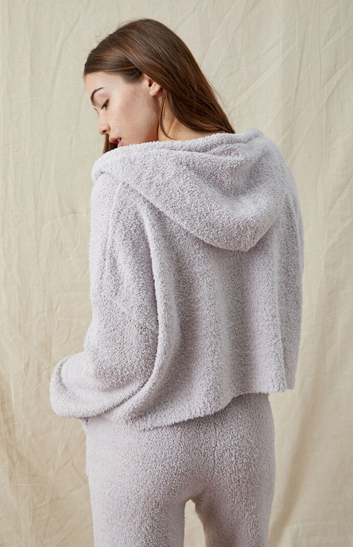 Notched Hooded Sweater