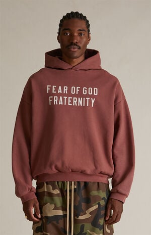 Crimson Heavy Fleece Hoodie image number 2