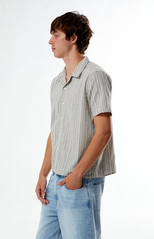 Striped Linen Camp Shirt image number 3