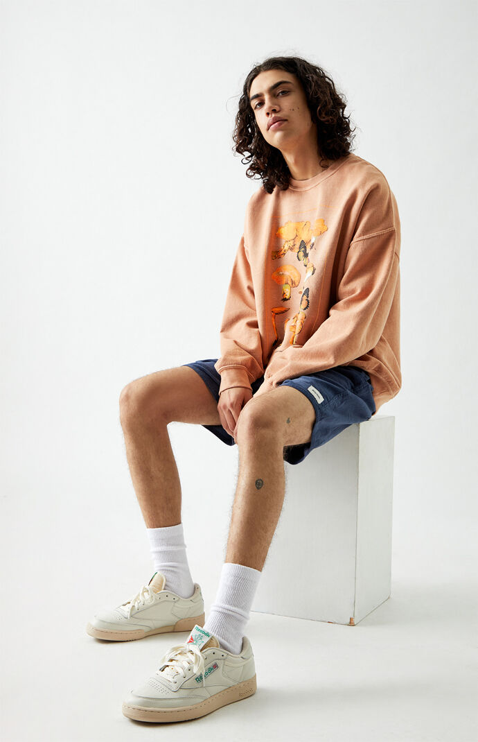 Cycle of Fungi Crew Neck Sweatshirt