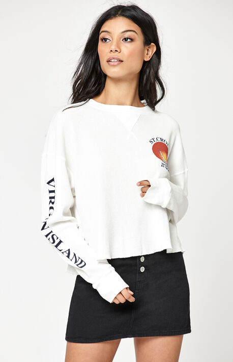 Large long tommy hilfiger logo cropped long sleeve t shirt road online europe