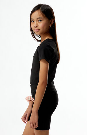 PAC WHISPER Active Black Crew Neck T-Shirt image number 2