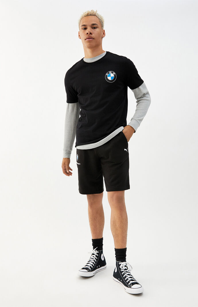Black BMW Mms Ess Shorts