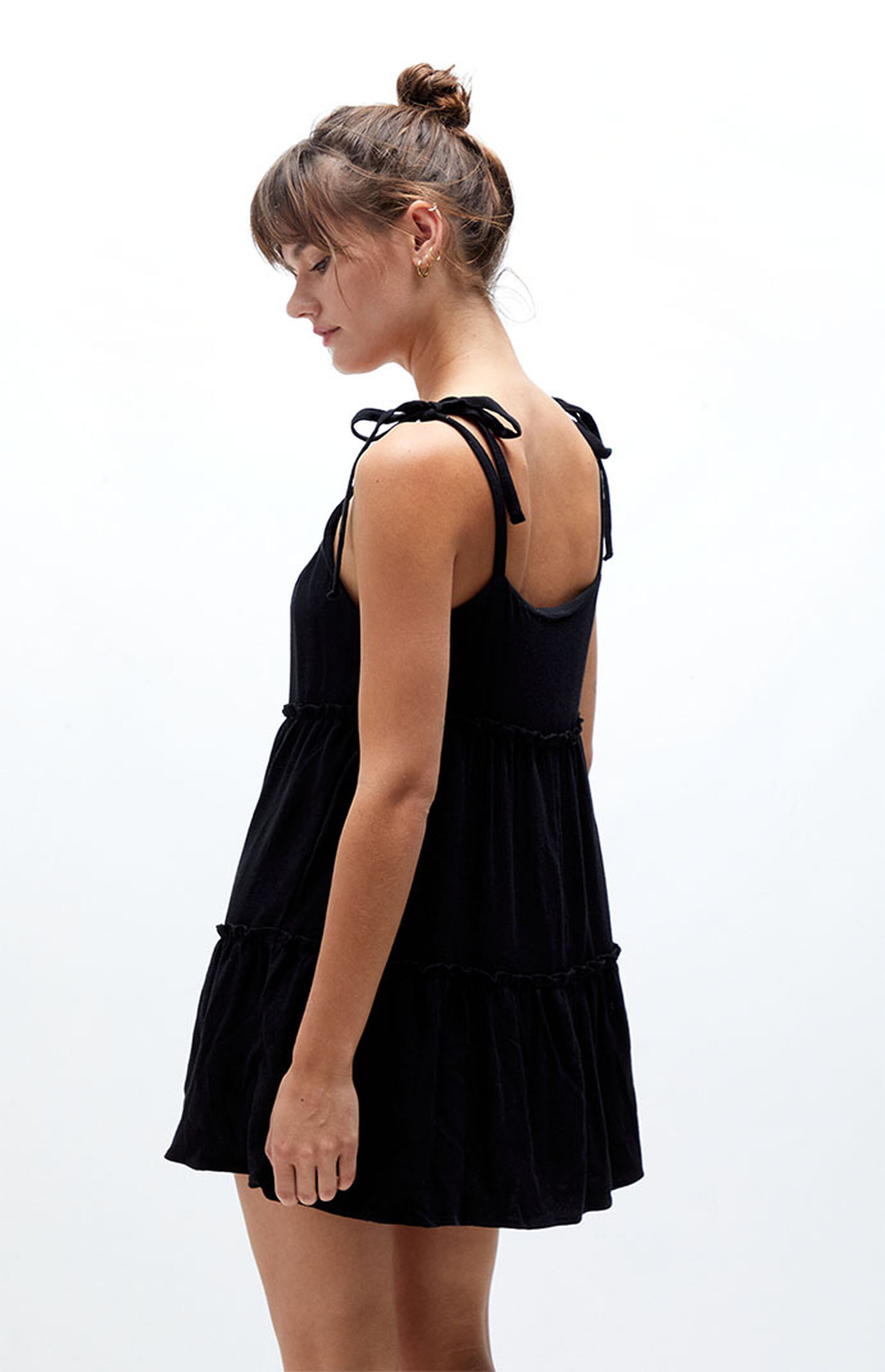 LA Hearts Tie Strap Babydoll Dress PacSun