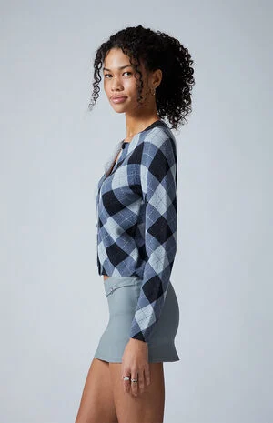 Argyle Marley Button Down Cardigan image number 3