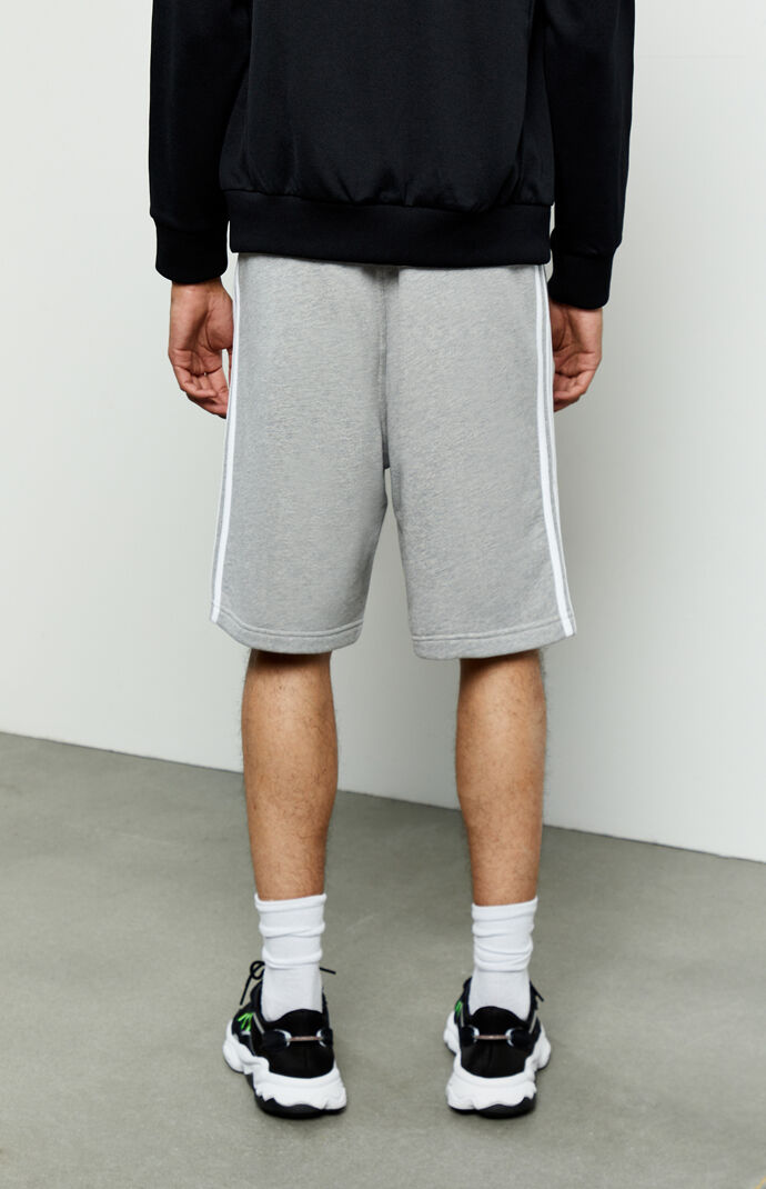 Heather Grey 3-Stripes Active Shorts