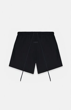 Essentials Jet Black Sweat Shorts image number 1
