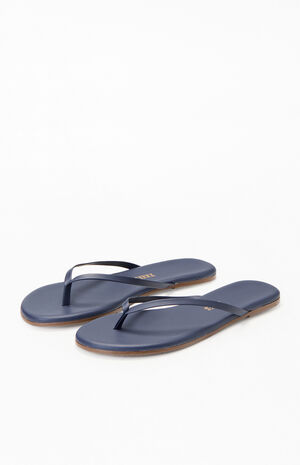 Women's Navy Liners Sandals image number 2