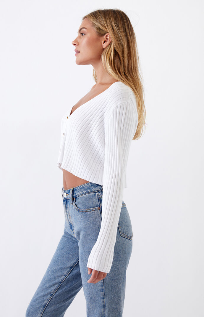 pacsun cropped cardigan