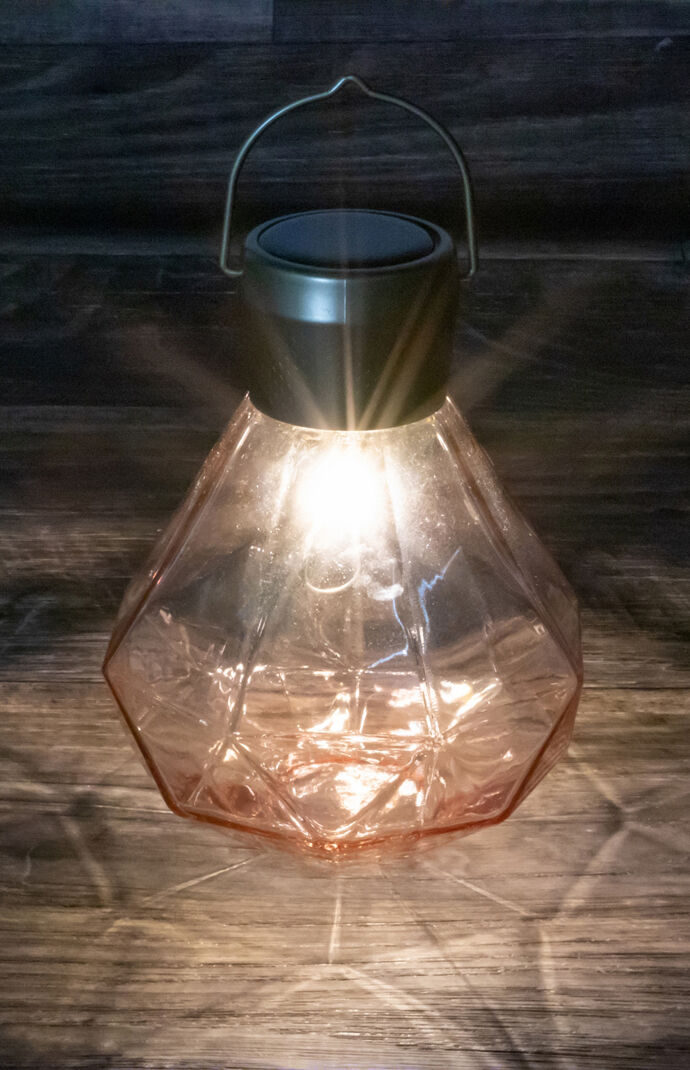 Rose Solar Gem Lantern