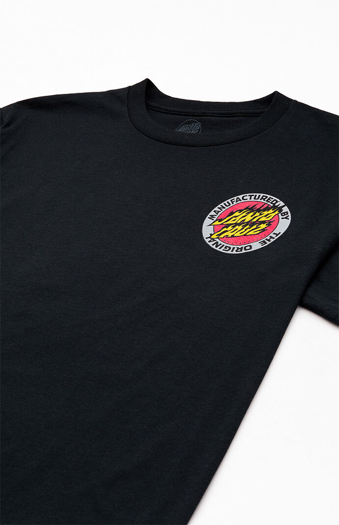 Santa Cruz Kids Flame Ringed Dot T-Shirt