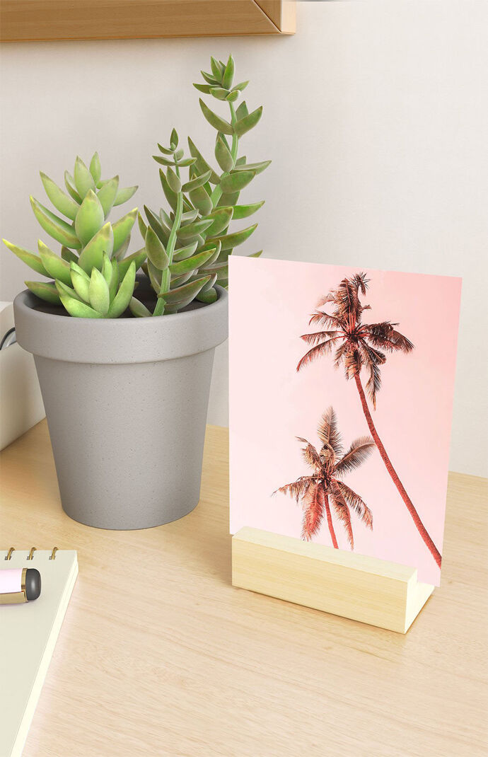 Sunset Palm Trees Mini Art Print