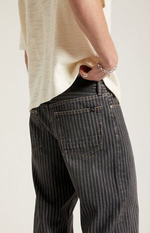 Dylan Baggy Jeans Stripe Washed Black image number 5