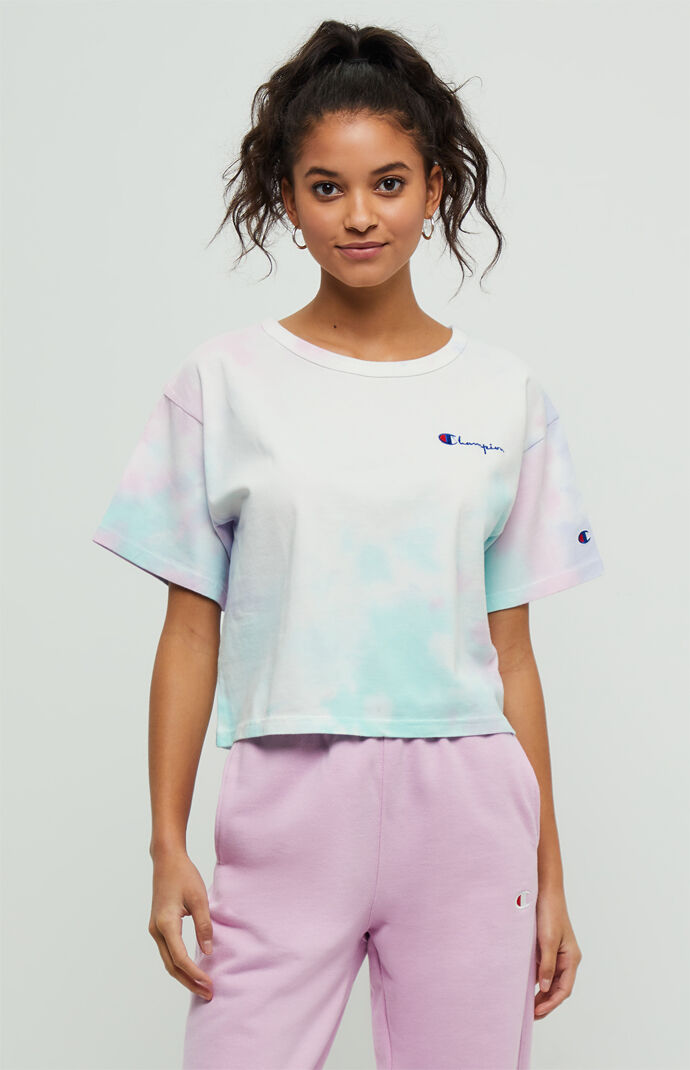 champion cloud dye slippers