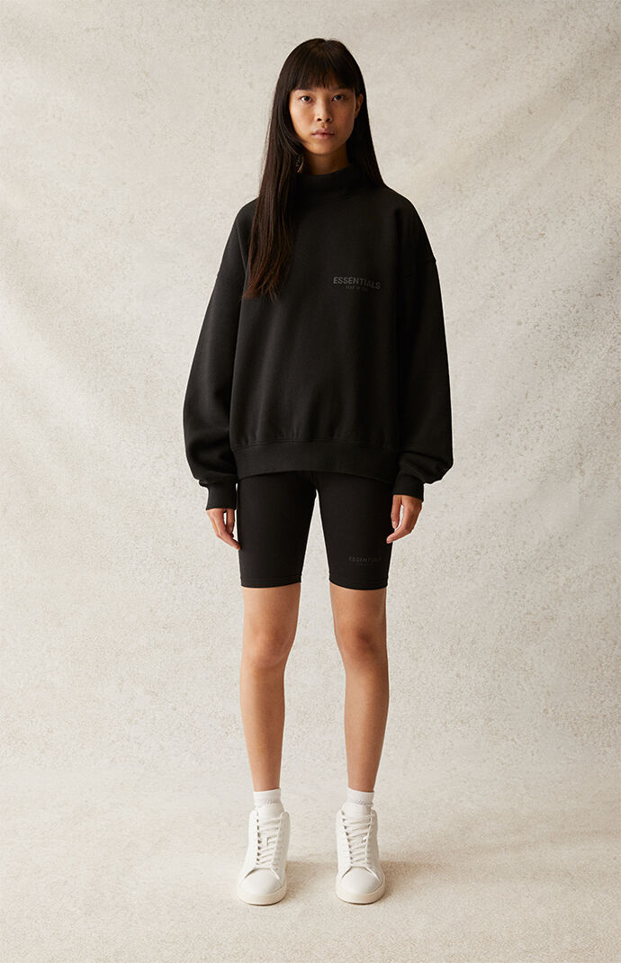 Fear of God Essentials Black Biker Shorts PacSun