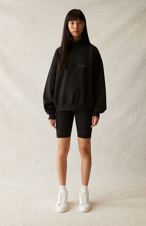 Black Biker Shorts image number 6